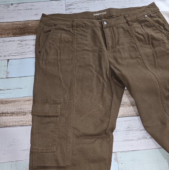 KENNETH COLE Fitted Cargo Pants (US Size 14X32) - Picture 5 of 6